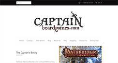 Desktop Screenshot of captainboardgames.com